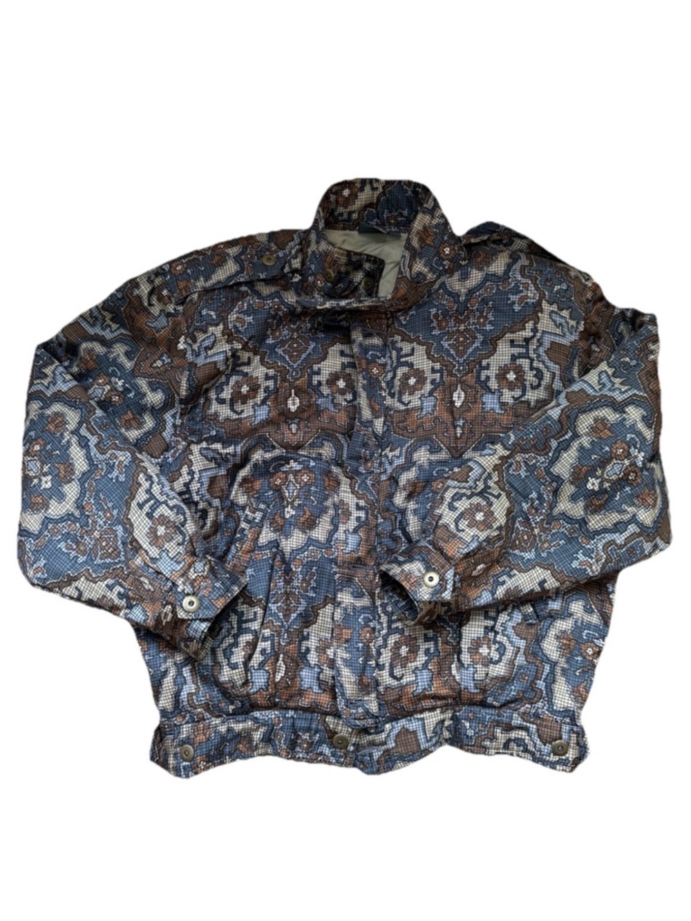 Vintage RARE Liz Wear Jacket Unisex Sz Medium Snap Button & Zip Pockets